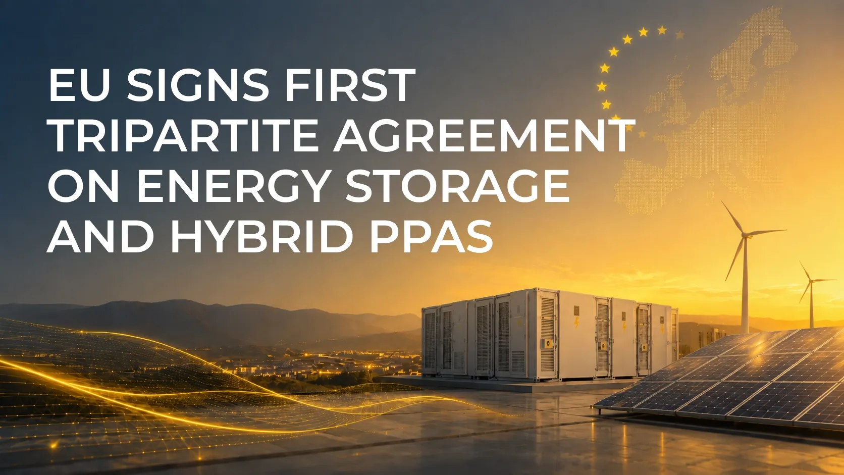 EU Signs First Tripartite Agreement on Energy Storage and Hybrid PPAs EU Signs First Tripartite Agreement on Energy Storage and Hybrid PPAs