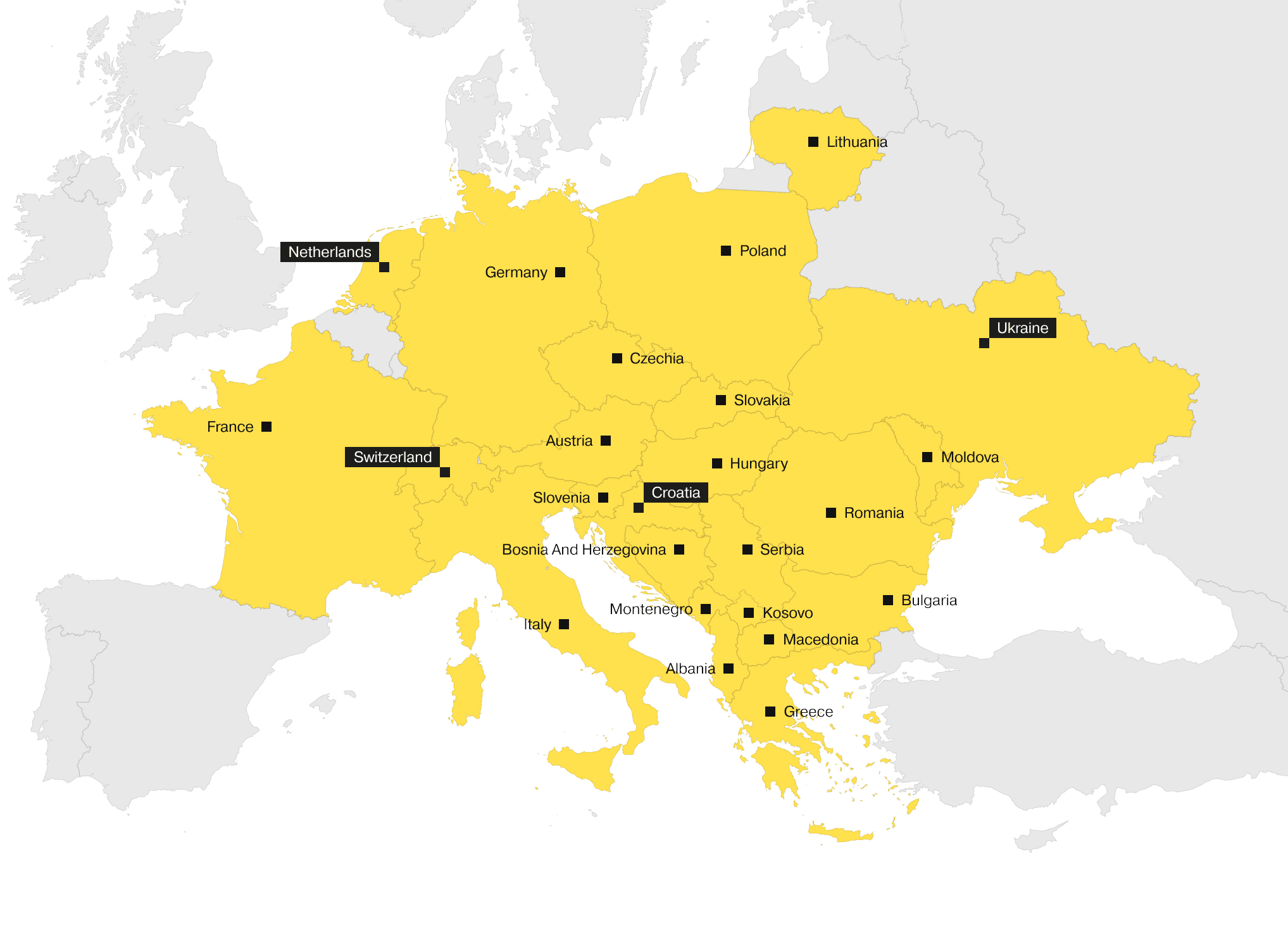Ми працюємо в 23 країнах і маємо