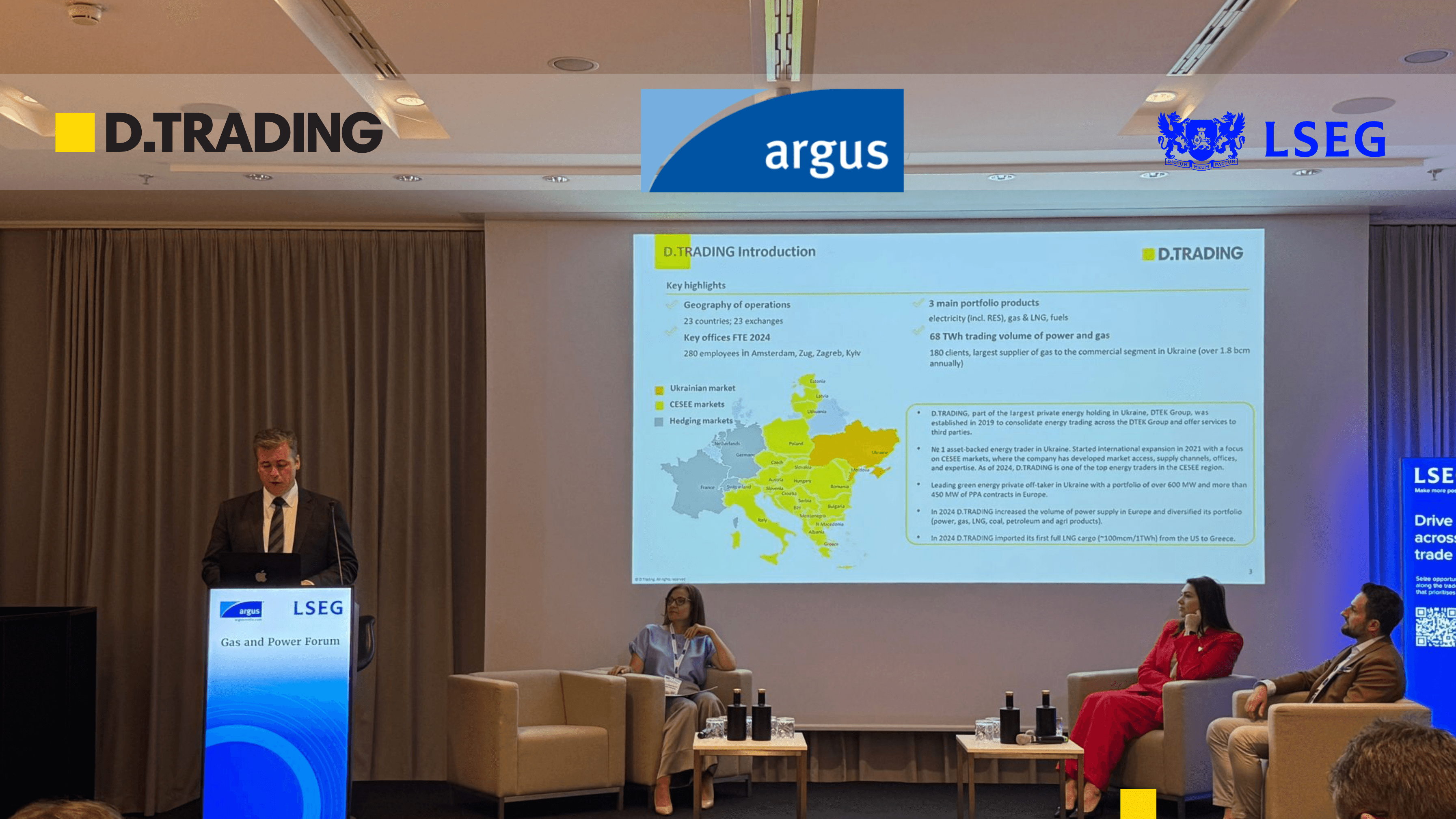 D.TRADING Highlights LNG’s Strategic Role at Argus & LSEG Gas and Power Forum